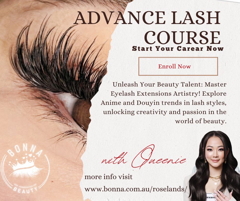 Advance Lash Extension Course Training at sydney training course training course